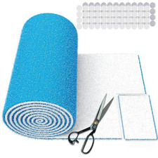 120" X 12" X 0.5" Blue Polyester Air Vent Filters, Vent Filters Kit for Home Flo