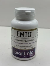 Bioclinic Naturals EMIQ Activated Quercetin Supplement 60 vegcaps New