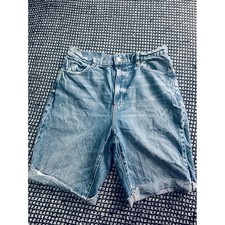 Garage Denim Shorts Women 9 Blue Excellent Vintage Straight High Rise