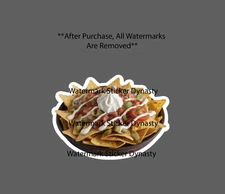 Nachos Sticker Waterproof Decal Chips Queso Food Guacamole Gift NEW