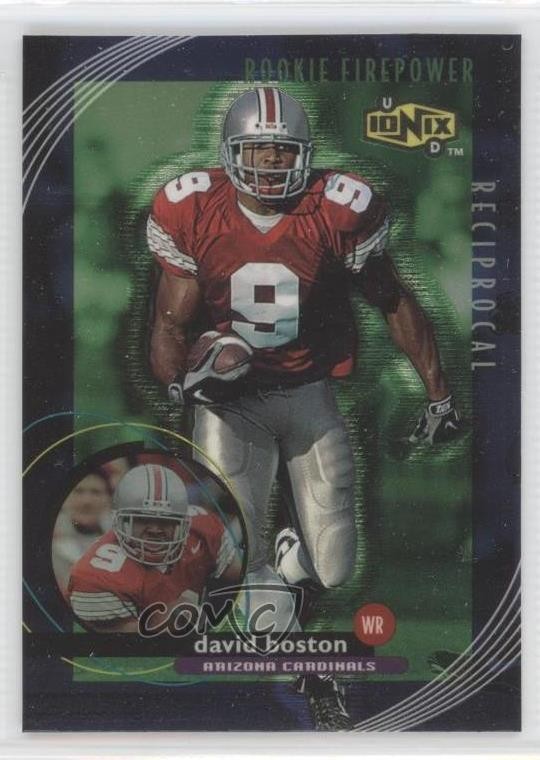 1999 UD Ionix Rookie Firepower Reciprocal David Boston #R75 Rookie RC 0a1