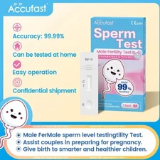 ACCUFAST Sperm Male Men Fertility Test Kit Pregnancy preparation FREE SHIP