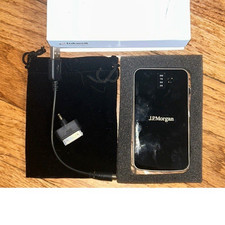 2900mAh Black Power Bank Portable Charger LED, Micro-USB/30-pin/USB iPhone