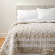 Threshold Studio McGee Cotton Floral Quilt White/ Floral