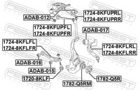 Febest Traggelenk FüHrungsgelenk Vorne FüR Audi A6 A4 Avant 8K5 B8 4G5 C7