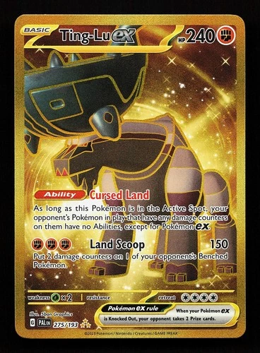 Ting-Lu ex 275/193 Hyper Rare Paldea Evolved Pokemon Card
