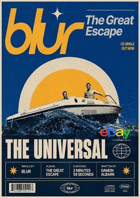 Blur The Universal A3 A4 Print Poster Unframed Music