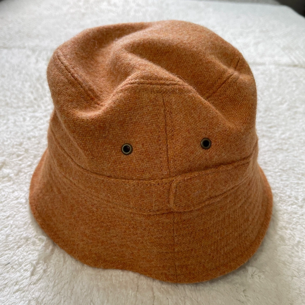 J CREW Vintage Brown Suede Bucket Hat S display picture 3
