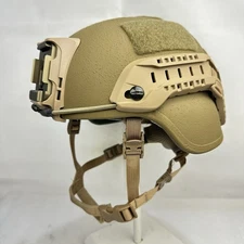 Small Coyote Brown ACH Ballistic Military Advanced Combat Helmet MICH Gentex US