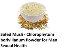 Safed Musli White Musli Chlorophytum borivilianum Powder 100 Purest