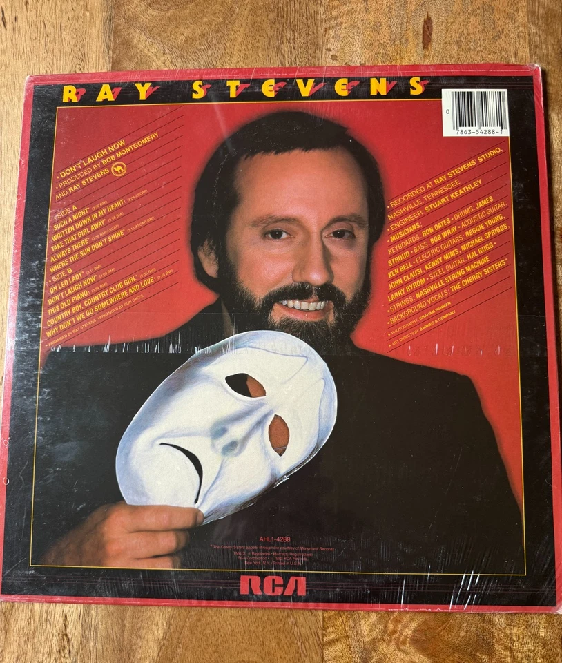 NEW/SEALED- RAY STEVENS-Don't Laugh Now RCA-AHL1-4288 LP/VINYL/RECORD - Image 2 of 2