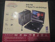 Portable Dvd Player w/Digital TV Tuner USB input- tested works great