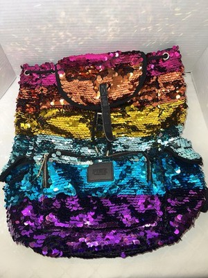 Victoria's Secret Pink Fashion Show 2012 runway model Rainbow Backpack