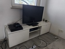 TV-Bank, Hochglanz weiß, 160x42x45 cm, IKEA