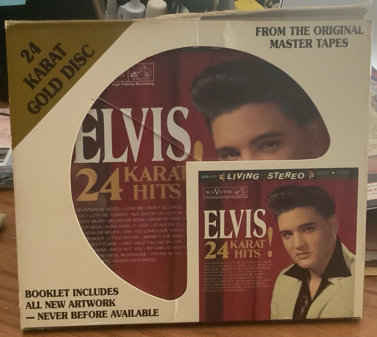 Elvis Presley Album 24k Gold Disc Music CDs for sale | eBay
