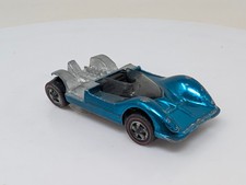 Hot Wheels Redline CHAPARRAL 2G Aqua / Black Interior USA 1968 Missing Back