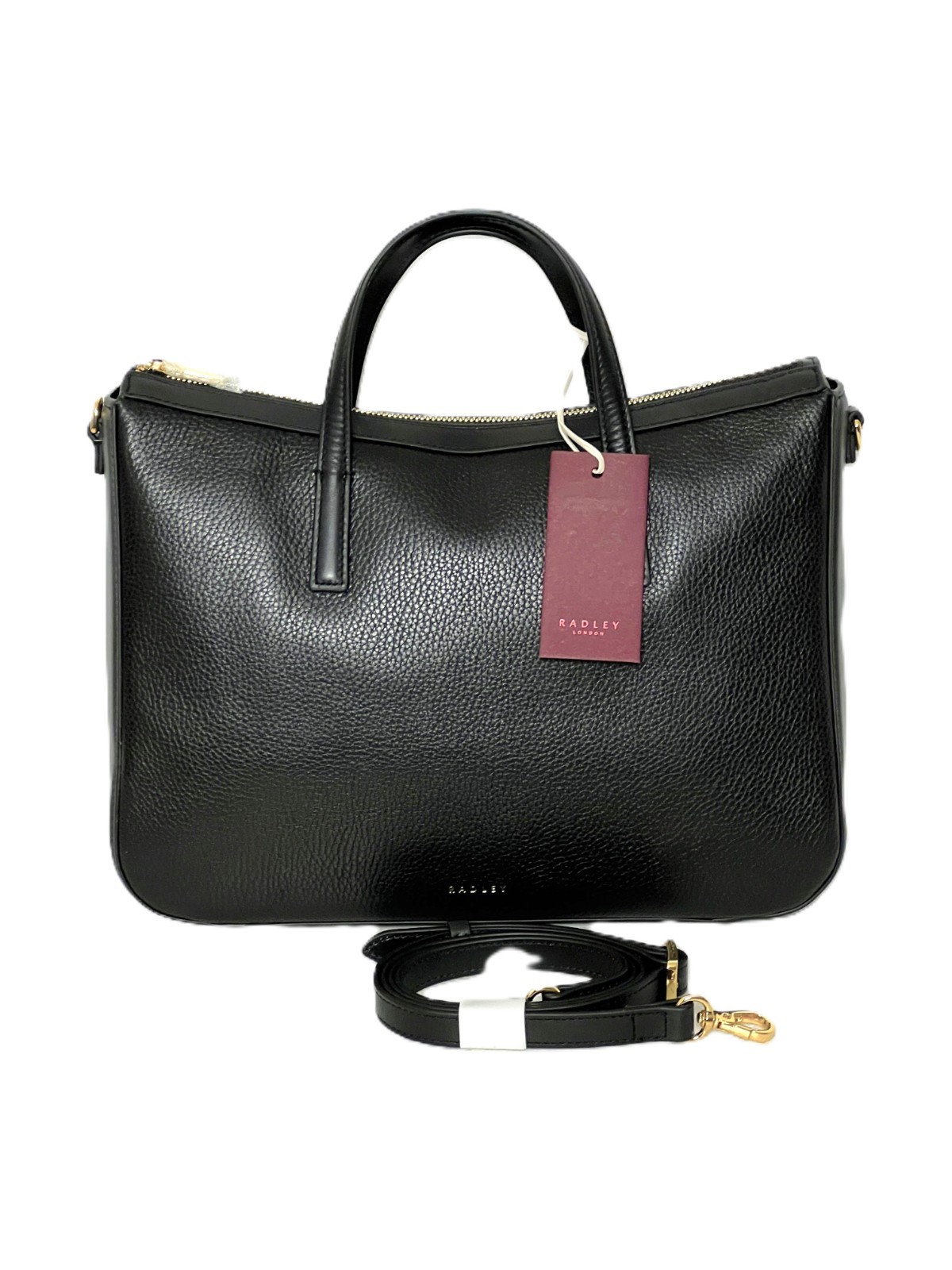 Radley Medium Multiway Cross Body Bag Grab Bag Longford Lane Black Leather New