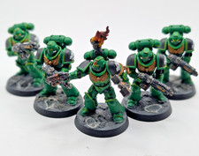 Warhammer 40k Space Marines Intercessors Salamanders Painted Battle Ready GW 40k