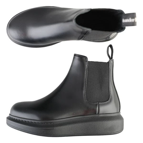 Stivali Chelsea Alexander McQueen da donna in pelle 49408984