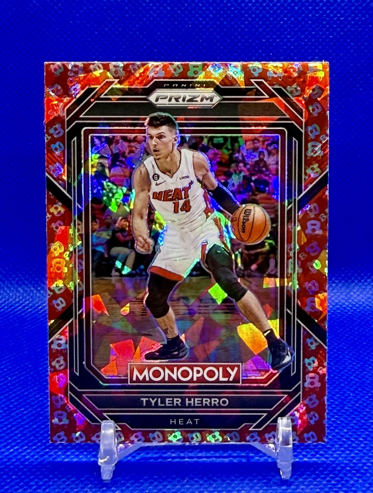 2022-23 Panini Prizm Monopoly - Tyler Herro #48 Free Parking Prizm
