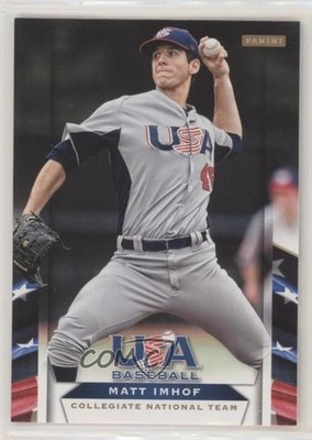 2013 Panini USA Baseball Box Set Matt Imhof #14 3c7