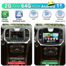 64GB For Chrysler 300C 300S 2011-2023 9" Android 15 Carplay Car Stereo Radio GPS