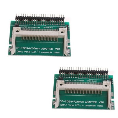 2PCS 44Pin Male CF to notebook 2.5 IDE Male Converter Adapter CF to IDE Card