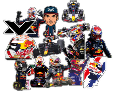 Max Verstappen 14 PC Hq Decal Sticker Set