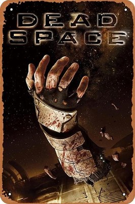 Dead Space Poster Vintage Game Aluminum Sign 8x12 Funny Wall Art Decor