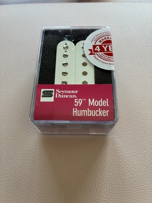 Seymour Duncan SH-1N - 59 Neck Humbucker, 4 Cond. Cable - White