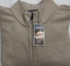 New Daniel Cremieux Men's Sweater Sand Heather Color Size XL $39.00