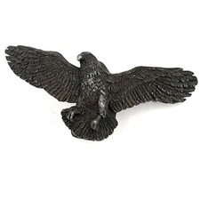 Vintage 1979 American Bald Eagle Indiana Metal Craft Belt Buckle F70 USA Die Cut