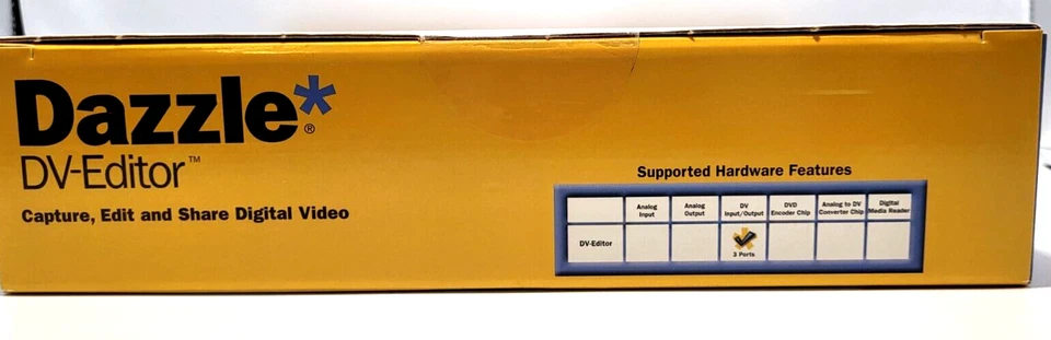 DAZZLE DV 编辑 PCI 适用于 Windows,3 个 Firewire 1394 端口,含软件 * 新 * — 第 3/4 张图片