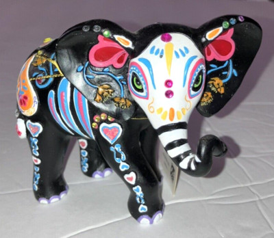 The Hamilton Collection Soulful Spirit Elephant Figurine Blake Jensen w/tag