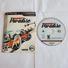 Burnout Paradise (Sony PlayStation 3, 2008) Near-Mint Disc, Tested & Working