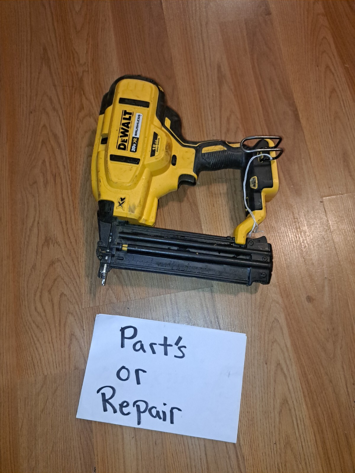 DEWALT DCN680 20Volt MAX XR LithIon Cordless 18Gauge Brad Nailer