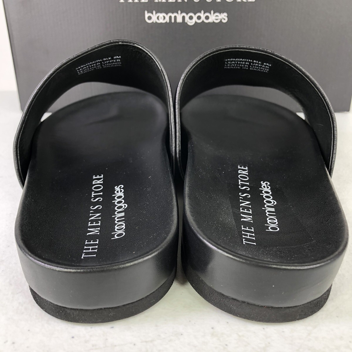 The Men’s Store Bloomingdales Smith Slide Brown Sandals The Men main image 4