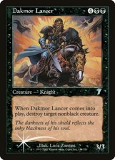 Dakmore Lancer 7th Edition FOIL LP clouding MTG Magic the Gathering