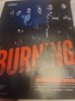 CHRIS MOTIONLESS IN WHITE 4 Pages Clipping A4 POSTER ALTERNATIVE PRESS AP 