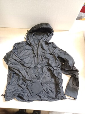 Earth Republic Women's Lexie Sheer Windbreaker Jacket Hoodie Activewear, MED