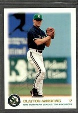 1999 Grandstand Clayton Andrews Knoxville Smokies Baseball Signed Autograph (H1)