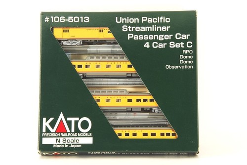 Juego de 4 vagones de pasajeros Union Pacific Streamliner escala N KATO #106-5013 C | Zustand: Used