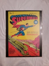 SUPERMAN #3 Winter Issue 1939 - Asgard Press 11x14" Poster Print DC Comics