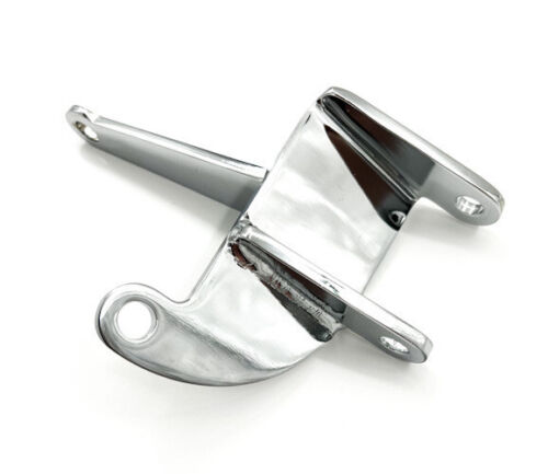 Chrome Passenger Side Alternator Bracket Short Water Pump For Small Block Chevy - Picture 6 of 9