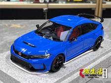MH 1:18 Blue For Civic Type R FL5 Turbo Vtec Engine Diecast Metal Toy Model