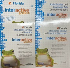 Grade 3 Interactive Science Text/Workbook Bundle Homeschool 3rd Curriculum Lot