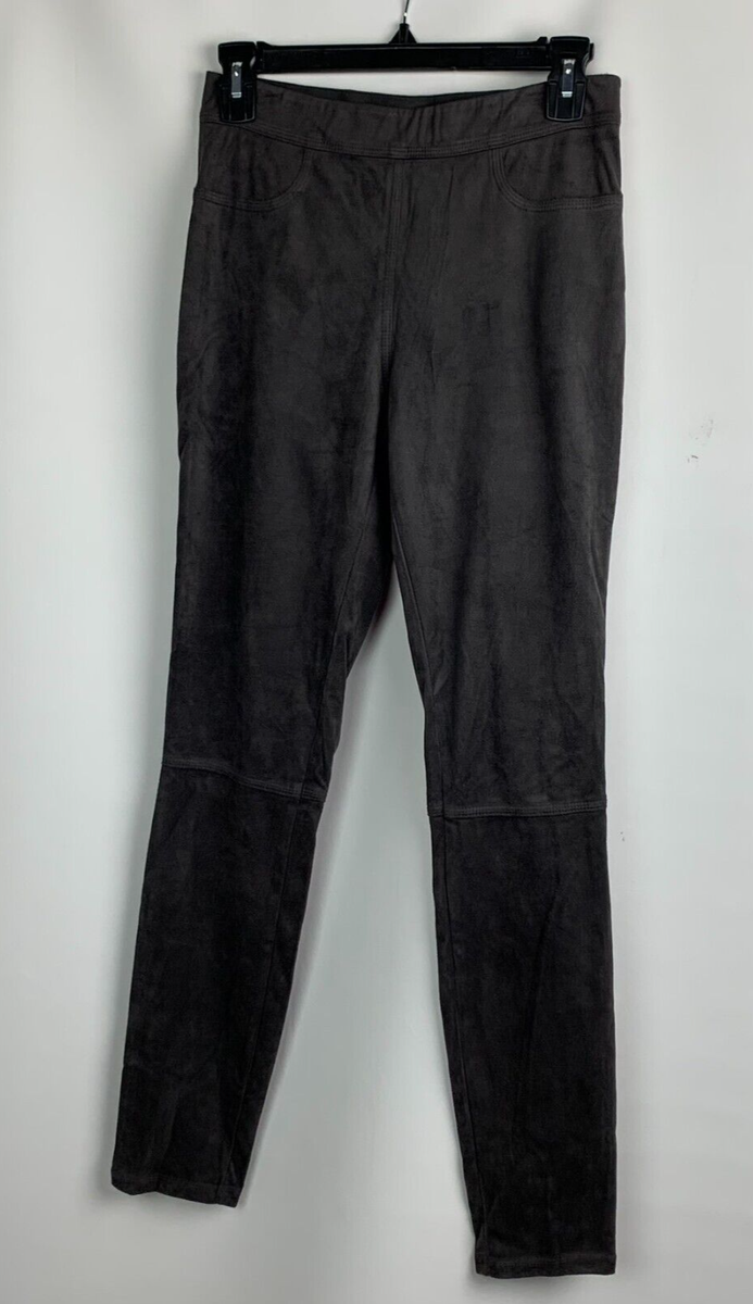 Faux Leather Leggings Green Faux Suede Leggings Zara NWT SPANX - Main Image