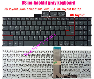 New US No-Backlit Keyboard For Lenovo ThinkBook 15 G3 ACL,15 G3 ITL,15 G4 ABA