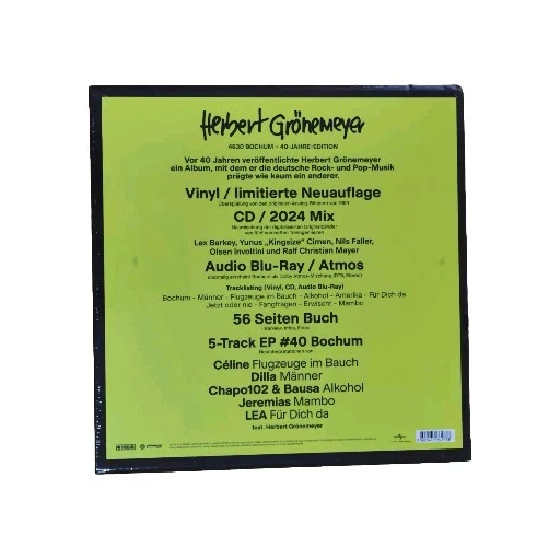 Herbert Grönemeyer-4630 Bochum Fanbox 40 Jahre Vinyl 2CD+BRD+Book Sammler Stück  - Bild 2 von 3
