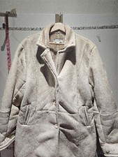 Gabrielle Vincenza Suede Faux Fur Jacket Size 16/18 Eu 46/48 Express Shipping